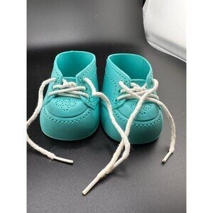 Cabbage Patch Kids Doll Blue Shoes Fits Original Size Dolls 1980s Oxford